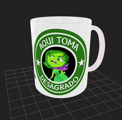 Taza personalizada | Intensamente |INTENSAMENTE -DESAGRADO