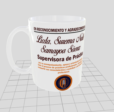 Taza personalizada | Reconocimiento | Supervisora de Práctica