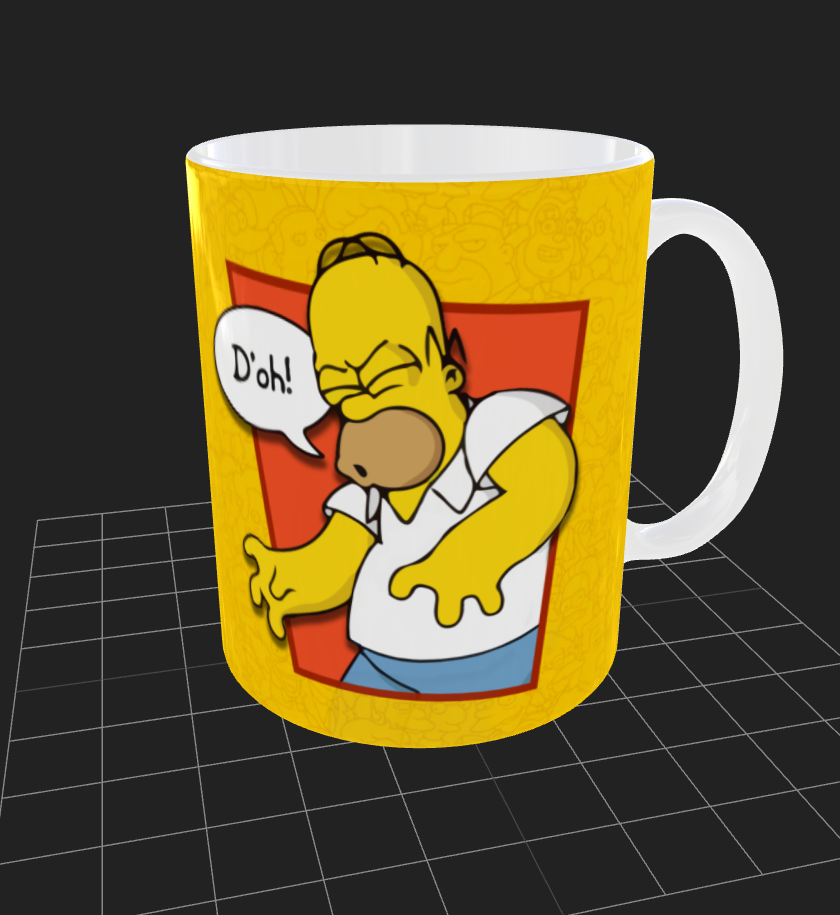 Taza Personalizada | Los Simpson | Homero