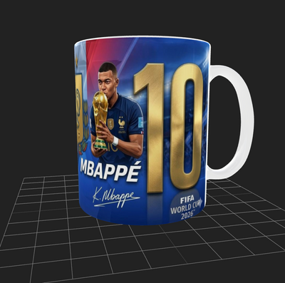 Taza personalizada | FIFA 2026| Mbapé | Mundial 2026
