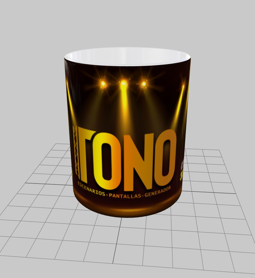 Taza personalizada | TONO | Escenarios, pantallas, generador