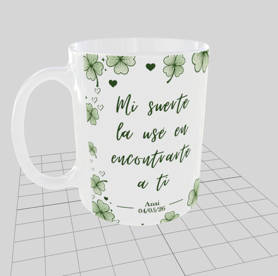 Taza personalizada | Morat | Mi suerte | Anai