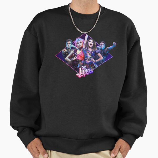 Sudadera | Cuello redondo | Negro | SOY LUNA | Personaje Principal