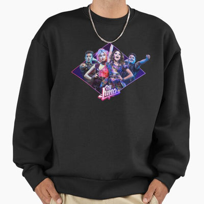 Sudadera | Cuello redondo | Negro | SOY LUNA | Personaje Principal