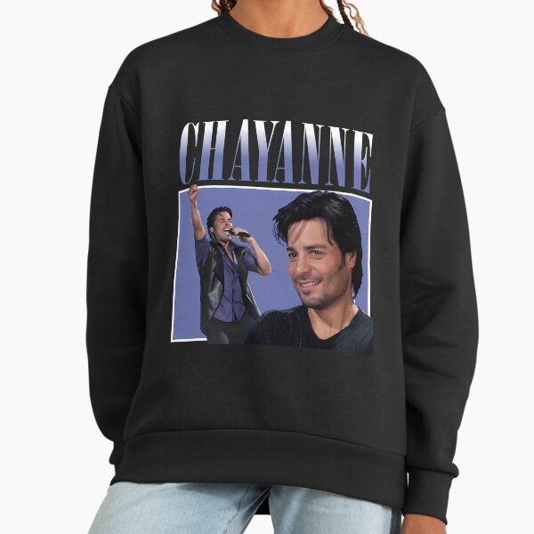 Sudadero | Cuello Redondo | Negro | Chayanne | Diseño Sonriente