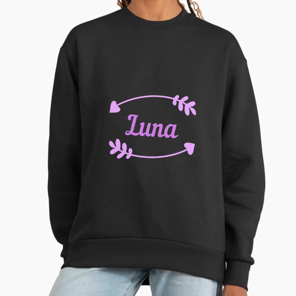 Sudadera | Cuello redondo | Negro | SOY LUNA | Estampada Luna