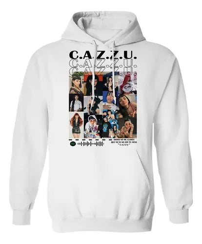 Sudadera | Blanco | Cazzu | Colllage Cazzu